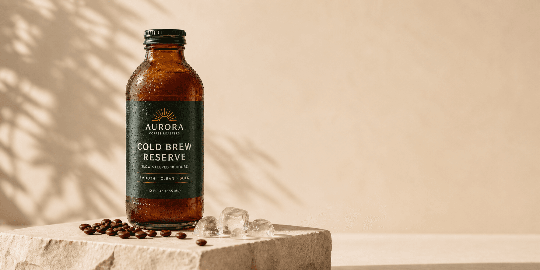 Aurora Cold Brew Reserve email campaign hero