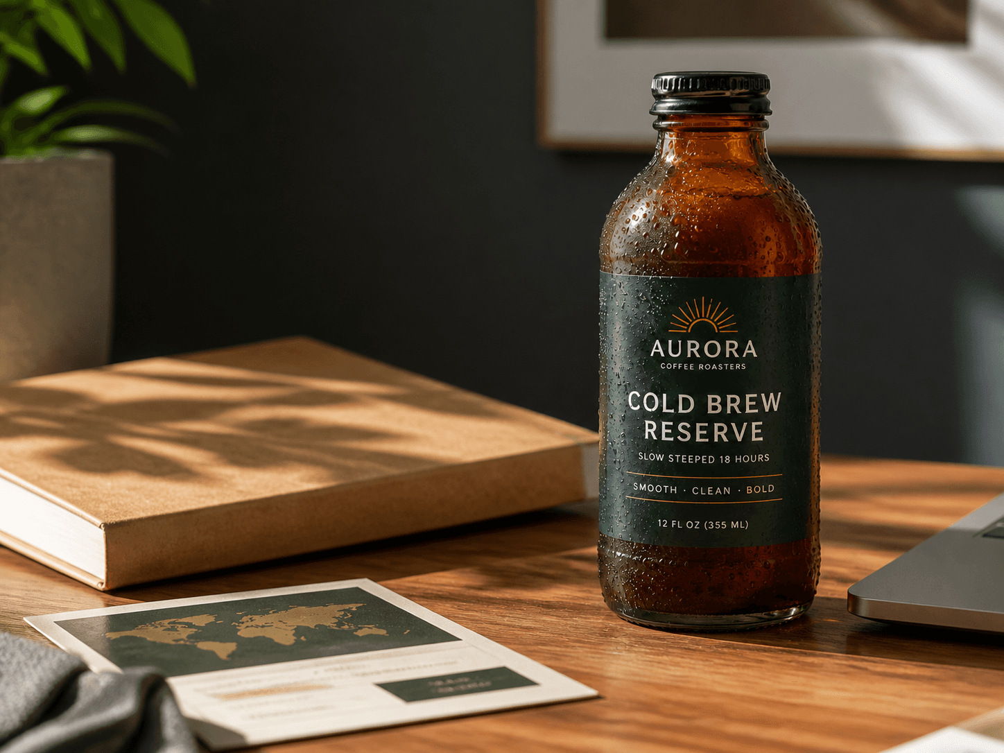 Aurora Cold Brew Reserve LinkedIn campaign creative